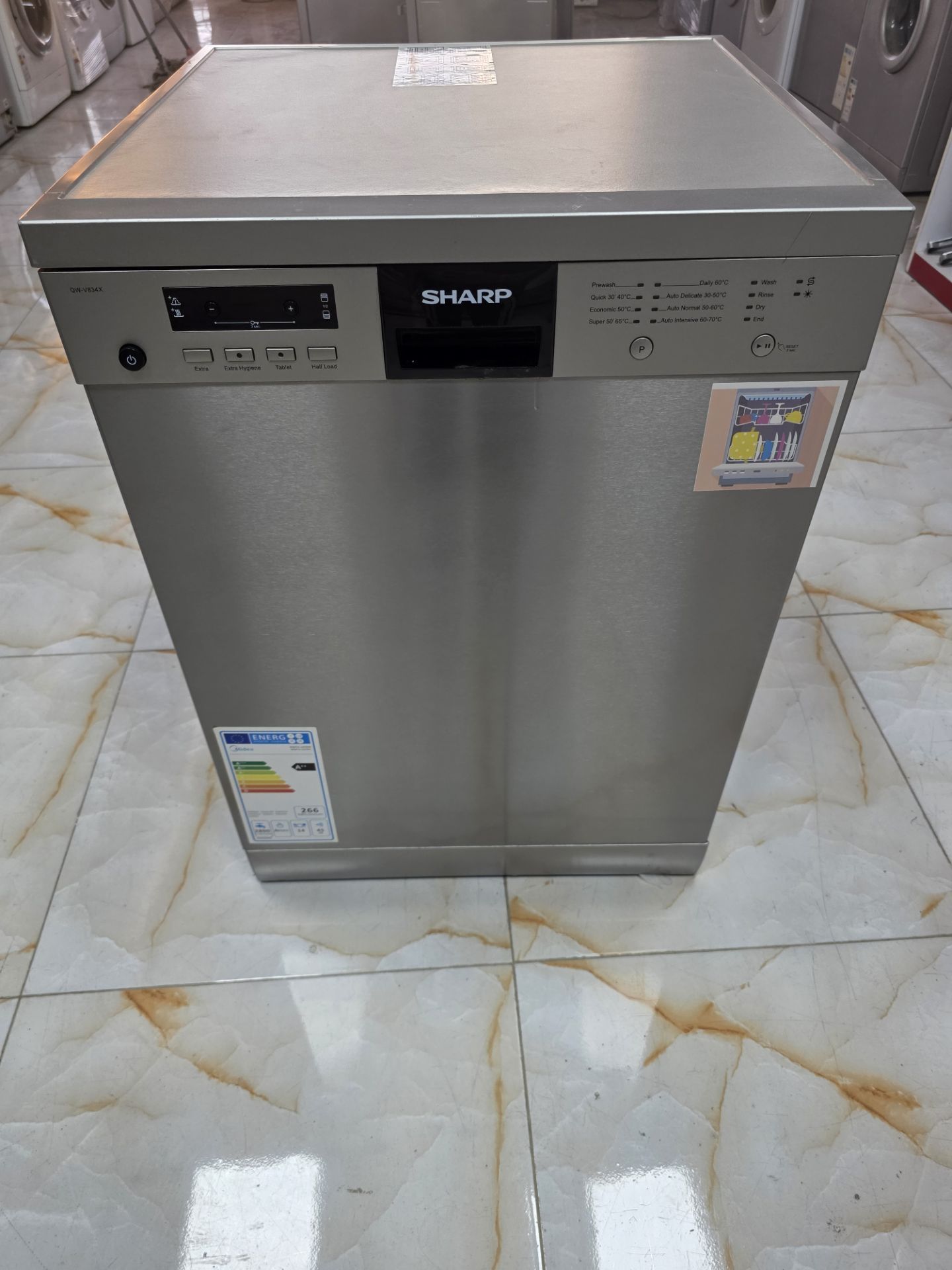 ماشین ظرفشویی شارپ مدل:QW_V834X